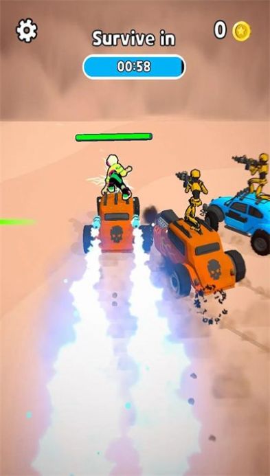 机器人竞速射击游戏