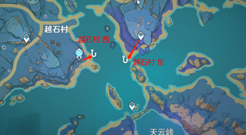 原神钓鱼点稻妻位置分布