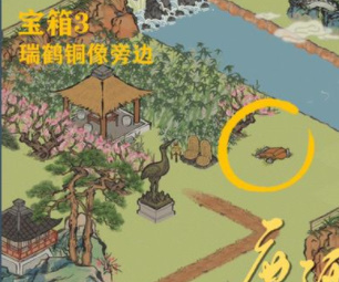 江南百景图华亭重彩宝箱位置一览