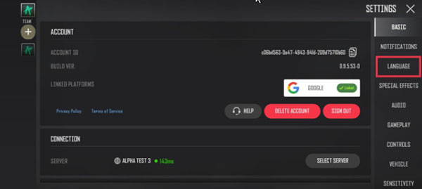 绝地求生未来之役怎么将语言改成中文？