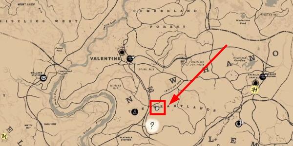 《荒野大镖客2》完美鹿皮获取位置