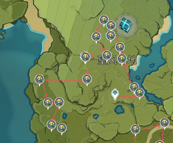 原神甜甜花在哪里收集?