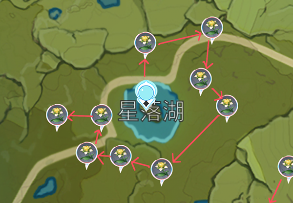 原神甜甜花在哪里收集?