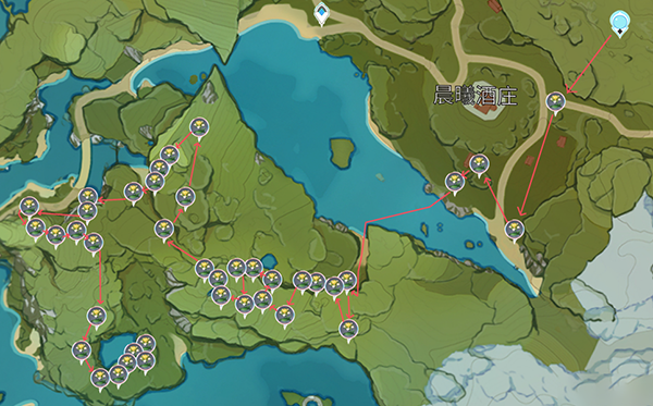 原神甜甜花在哪里收集?