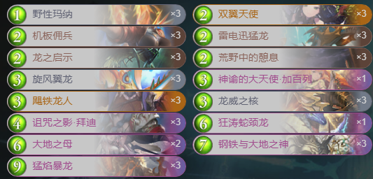 影之诗2020龙族卡组推荐