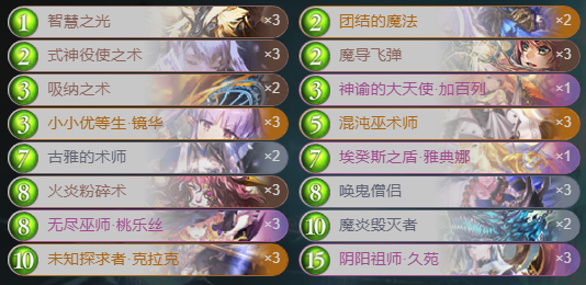 影之诗2020龙族卡组推荐