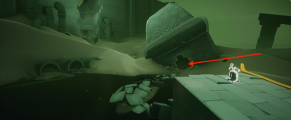 光遇边陲荒漠的神庙冥想在哪里?