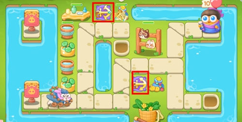 保卫萝卜4纸鸢探春第十三关通关攻略