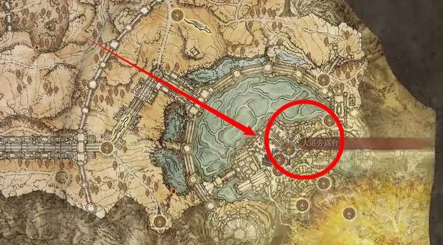 艾尔登法环雪山左边地图怎么开