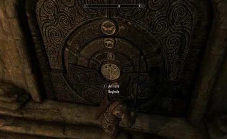 上古卷轴5黄金龙爪门开启攻略