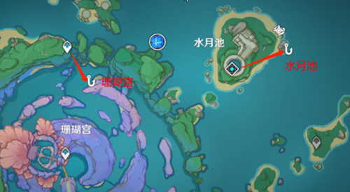 原神钓鱼点稻妻位置分布