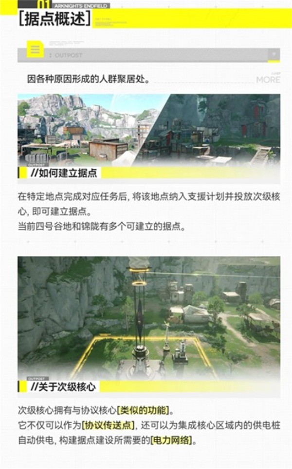 《明日方舟：终末地》基础建设功能一览