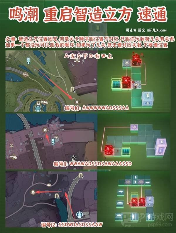 《鸣潮》罗伊冰原智造立方路线标注