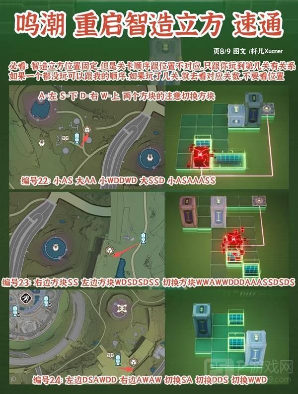 《鸣潮》罗伊冰原智造立方路线标注