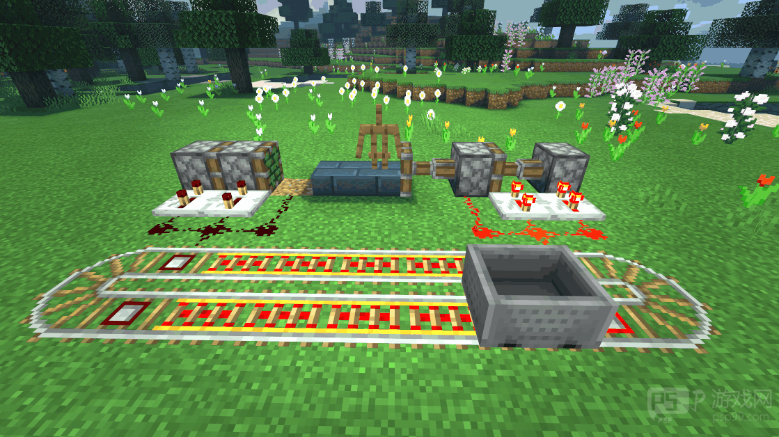 《我的世界：移动版》射术练习场搭建方法