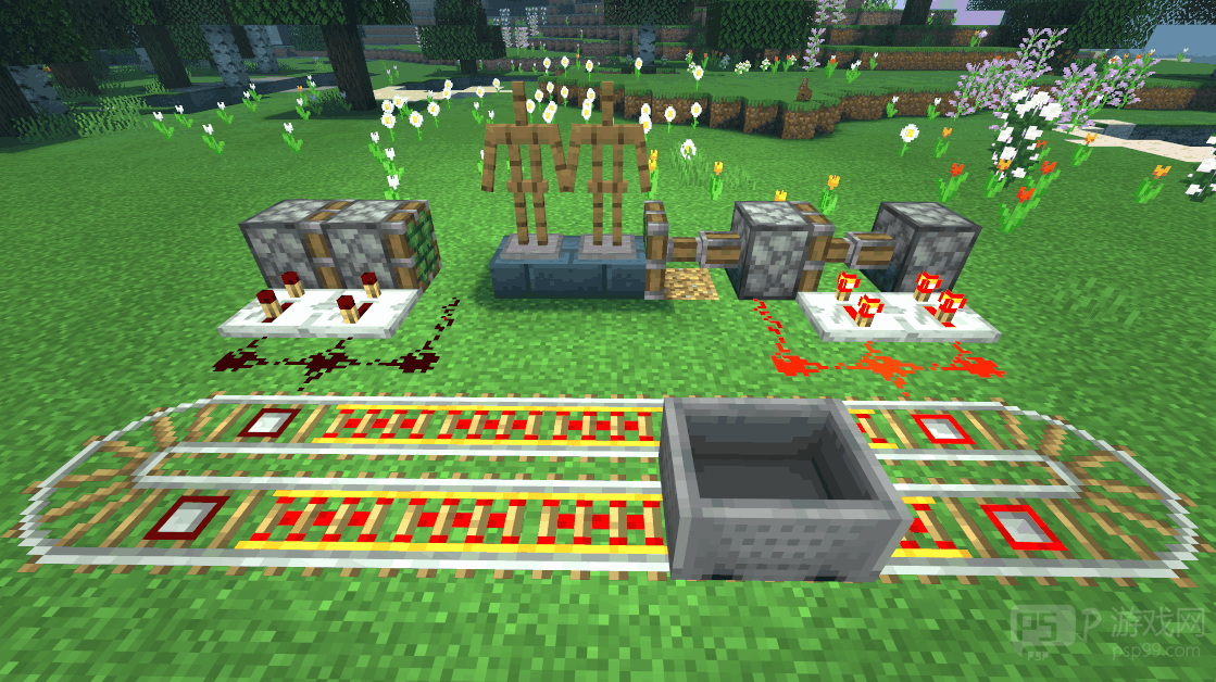 《我的世界:移动版》射术练习场搭建方法