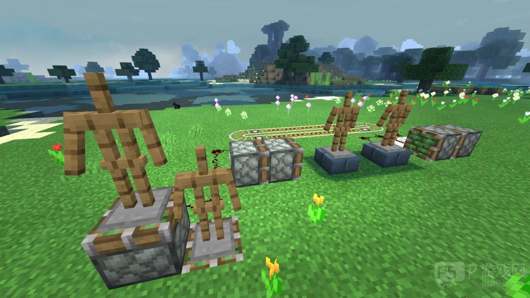 《我的世界：移动版》射术练习场搭建方法