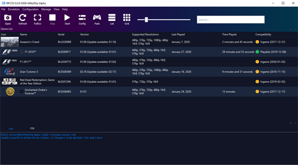 RPCS3模拟器增强版