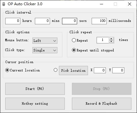 AutoClicker连点器