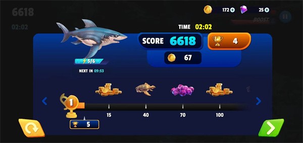 饥饿鲨史前世界内置菜单版游戏攻略8