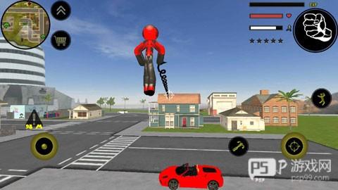 火柴人绳索英雄钢铁侠英雄玩法操作