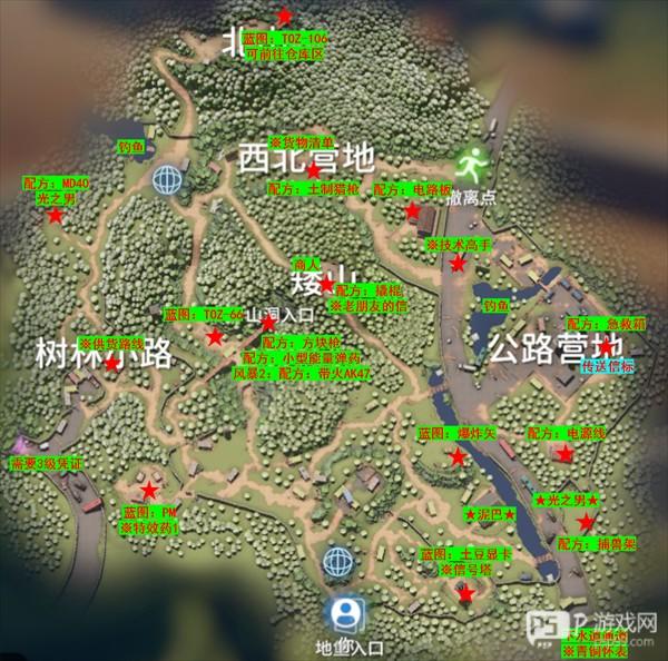 逃离鸭科夫手机版地图攻略